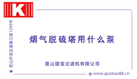 煙氣脫硫塔用什么泵 煙氣脫硫塔用什么泵
