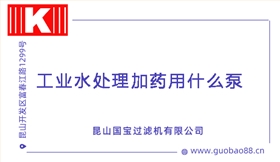 工業(yè)水處理加藥用什么泵 工業(yè)水處理加藥用什么泵
